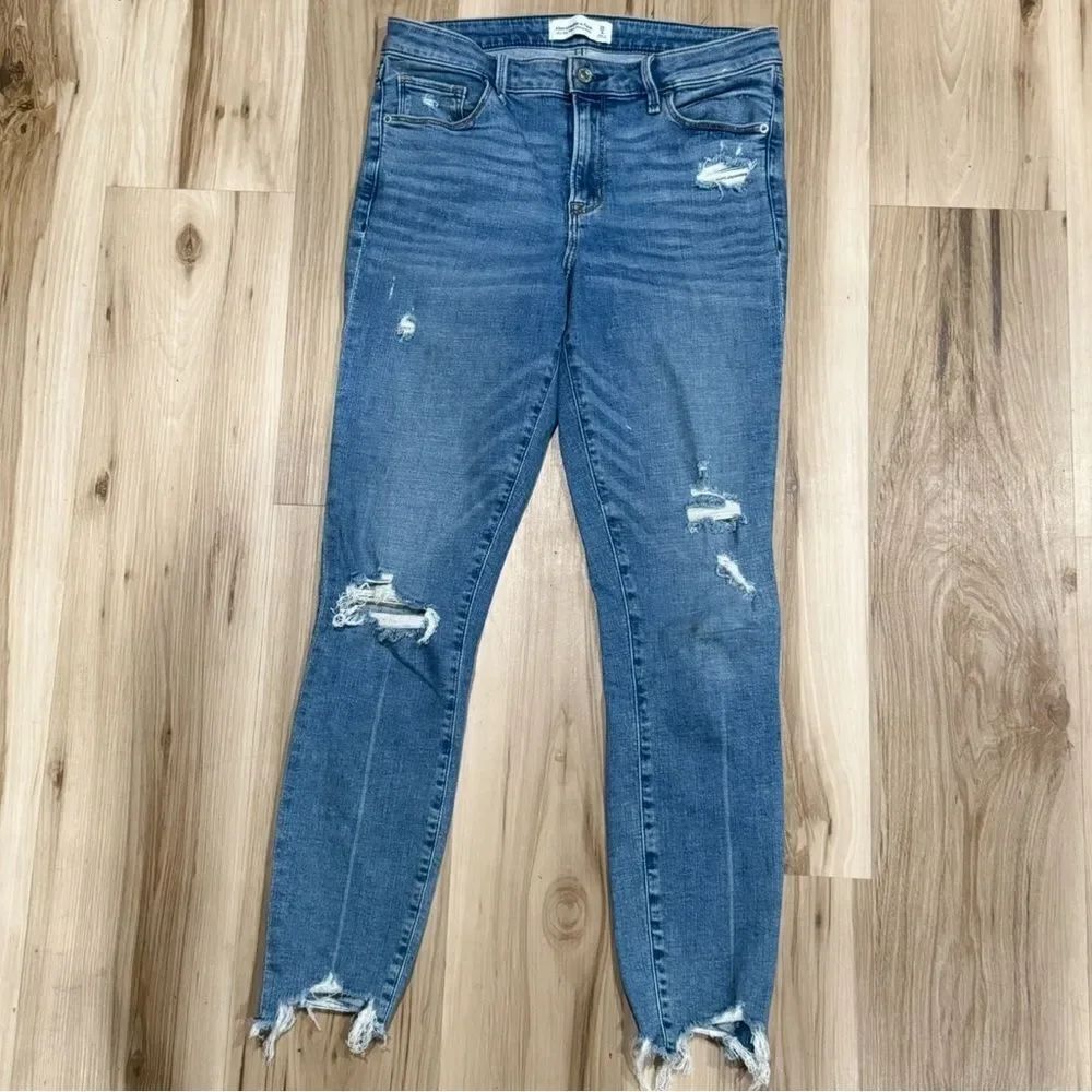 Abercrombie and Fitch Mid Rise Super Skinny Ankle Jeans Women’s 28/6